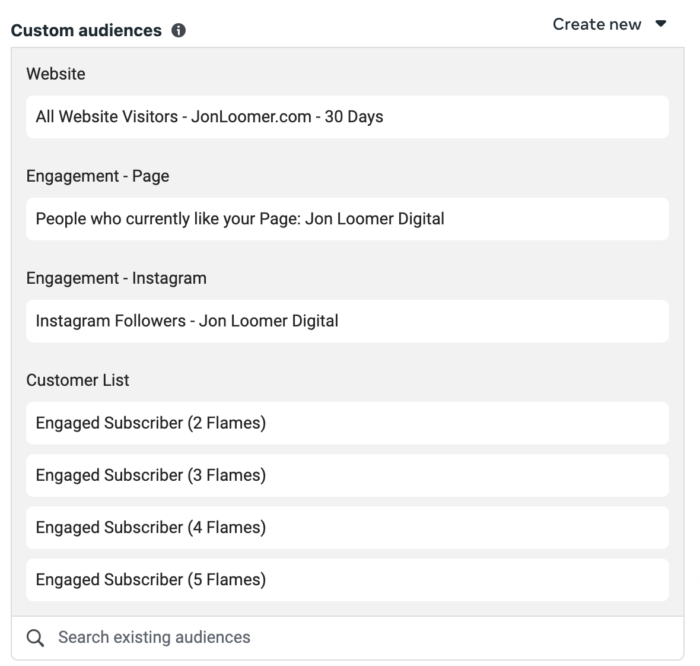 audience segments